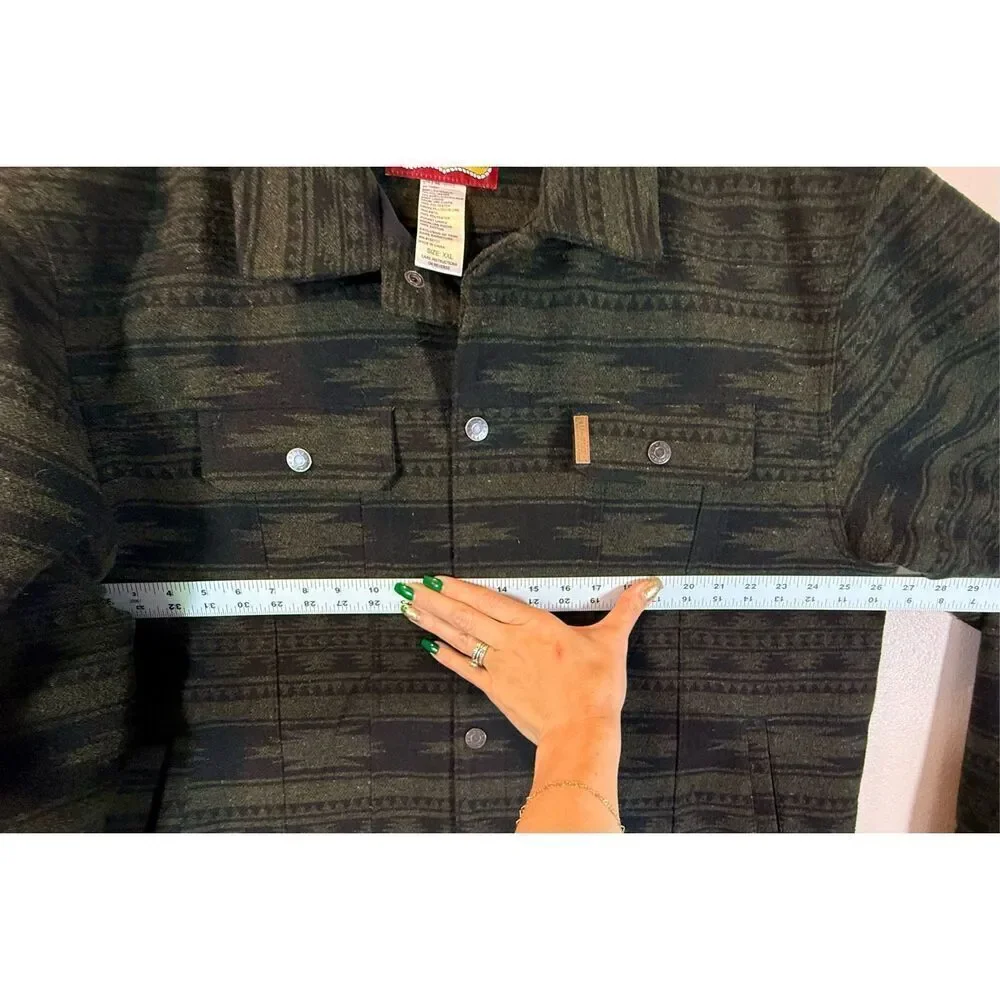 NWOT Cinch Lined Green & Black Trucker Lined Workwear Western Jacket Men's XXL